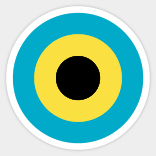 Bahamas Air Force Roundel Sticker